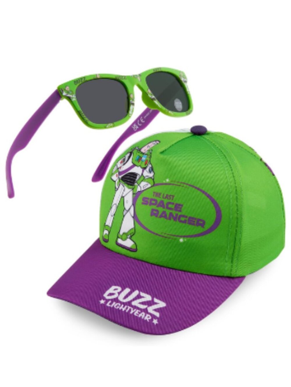 Disney Pixar Toy Story Buzz Lightyear Kids Hat & Sunglasses Set UV400 New